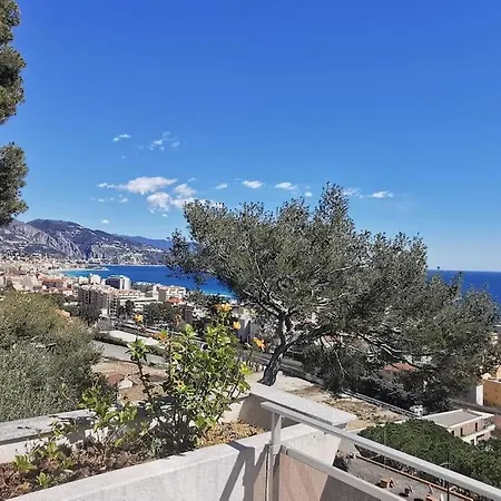 Superbe Vue Imprenable Sur La Proche Monaco Appartement *